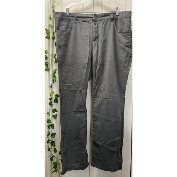 Mens Grey Columbia Regular Khaki Pants Size 42x32 - Picture 1 of 7